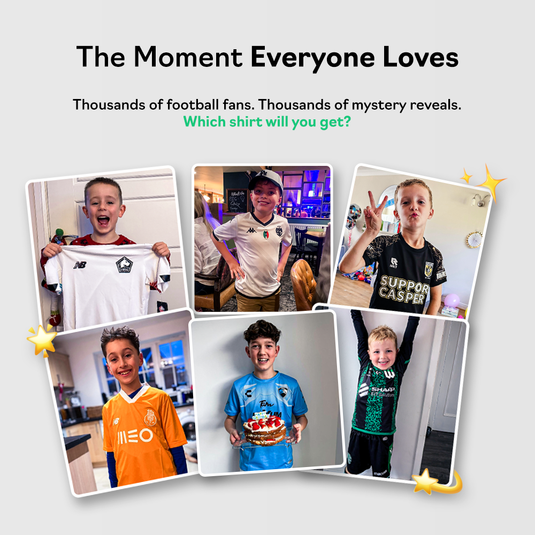 Kids Mystery Football Shirt Box